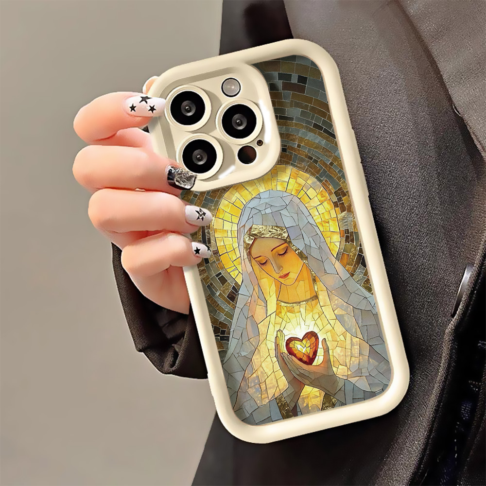 Apple Iphone 15 Pro Max - Retro Church Stained Glass Style Phone