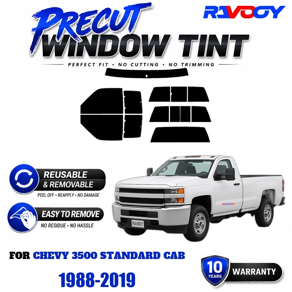 Air Bubble Remover - RAVOOY Precut Window Tint, Reusable Removable