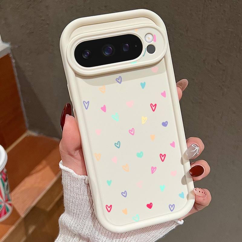 Colorful Little Hearts Soft Ca - Google Pixel 8A recension och pris