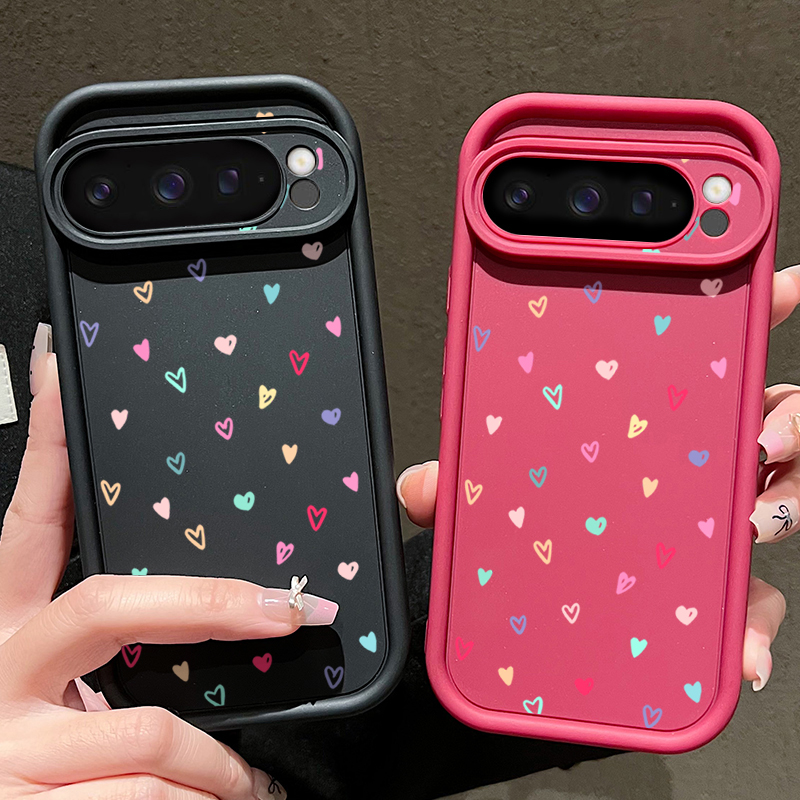 Colorful Little Hearts Soft Ca - Google Pixel 8A recension och pris