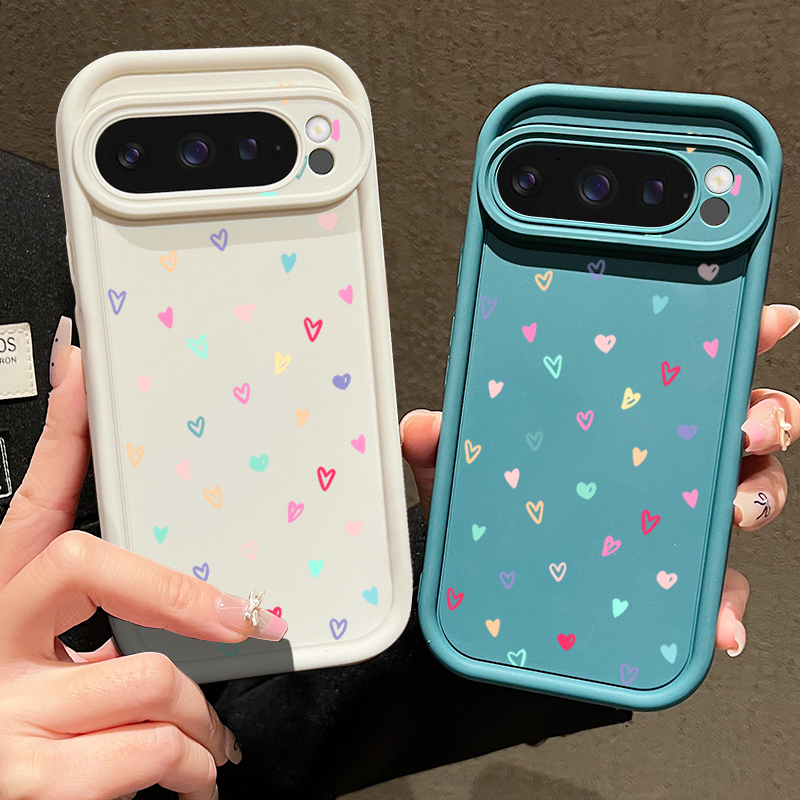 Colorful Little Hearts Soft Ca - Google Pixel 8A recension och pris