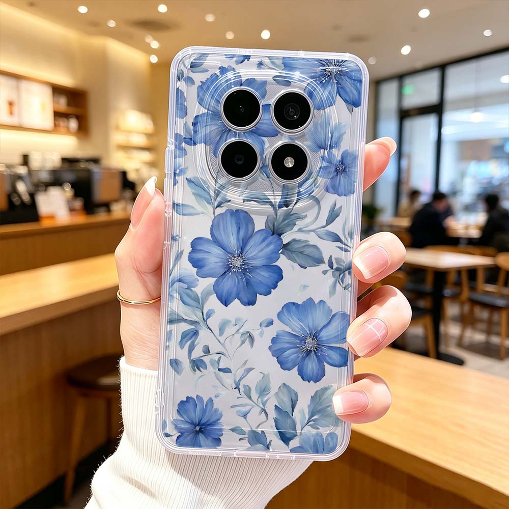Blue Watercolor Floral Pattern - Xiaomi Poco X6 recension och pris