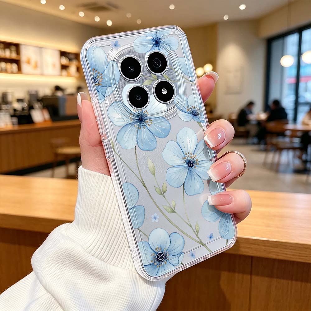 Blue Watercolor Floral Pattern - Xiaomi Poco X6 recension och pris