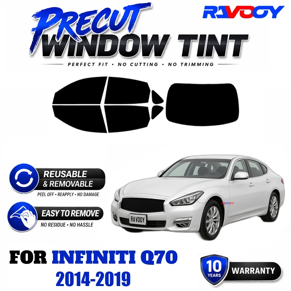 RAVOOY Precut Window Tint, Reu - Air Bubble Remover recension och pris