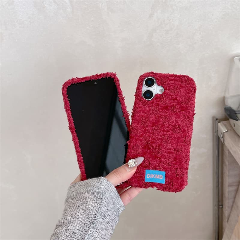 Angora Red Fuzzy Phone Case fo - Apple Iphone 15 Pro Max recension och pris